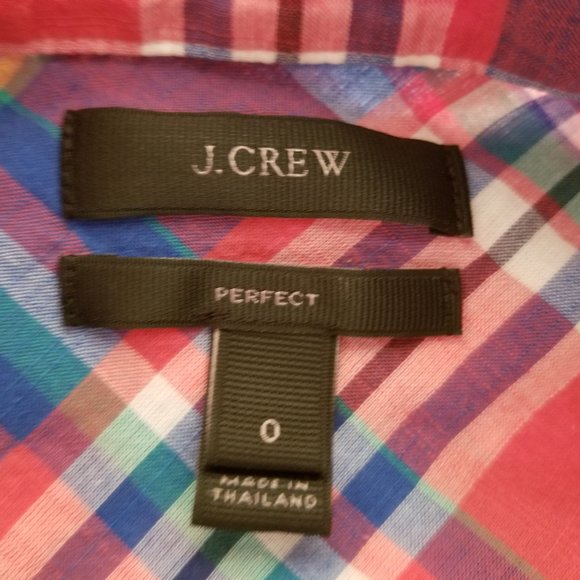 J Crew Perfect Button Up Shirt - Picture 3 of 3